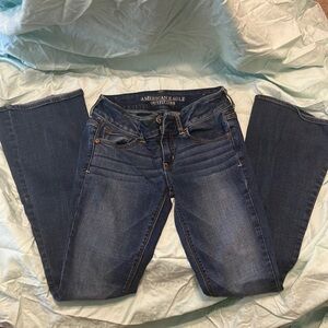 American Eagle Outfitters Dark Blue Flare Jeans